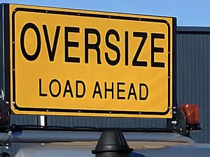 Oversized Load Sign