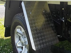 Stainless Steel Mudguards, Ring Polish Finish