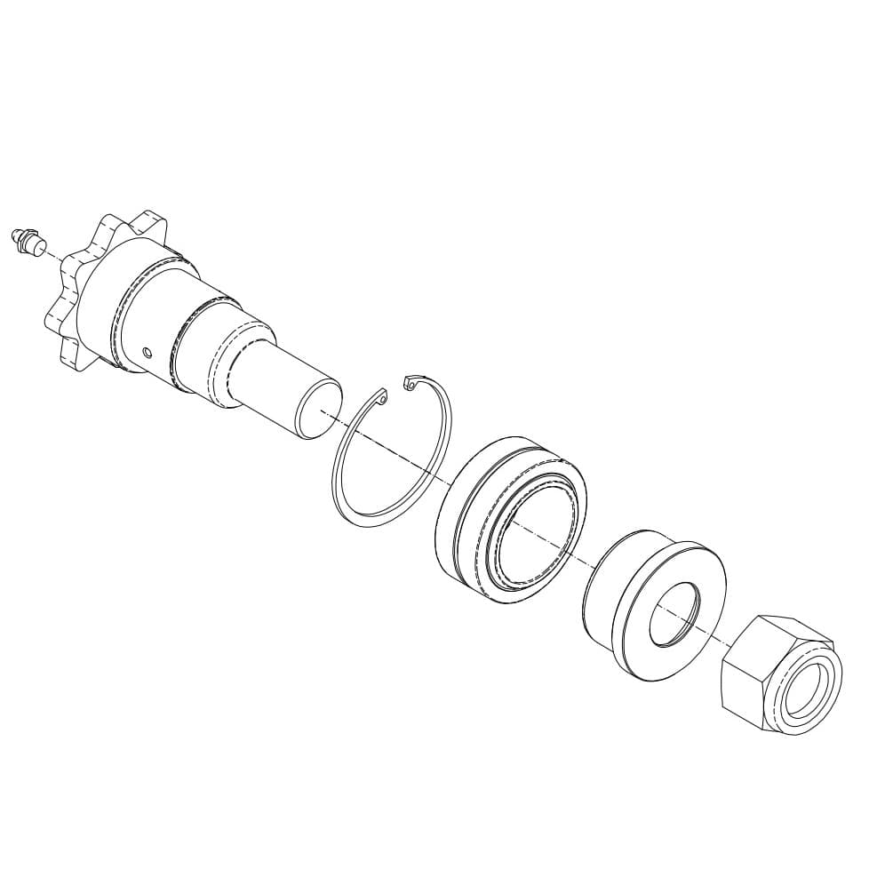 Part Boss Pin Pin Assembly Spherical Ball (50mm) - BOSS Ag Parts