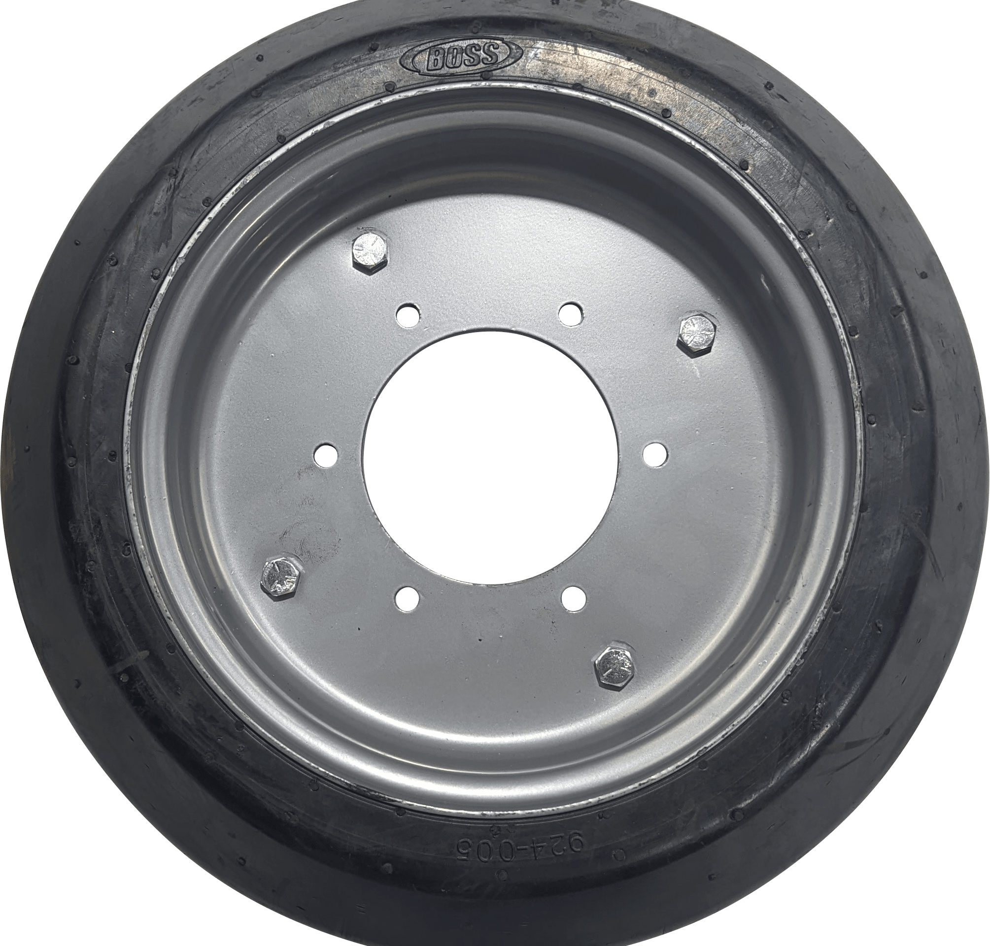 Press Wheel Assembly HP Steel Rim Assembly (4" x 14") - Solid Press Wheel