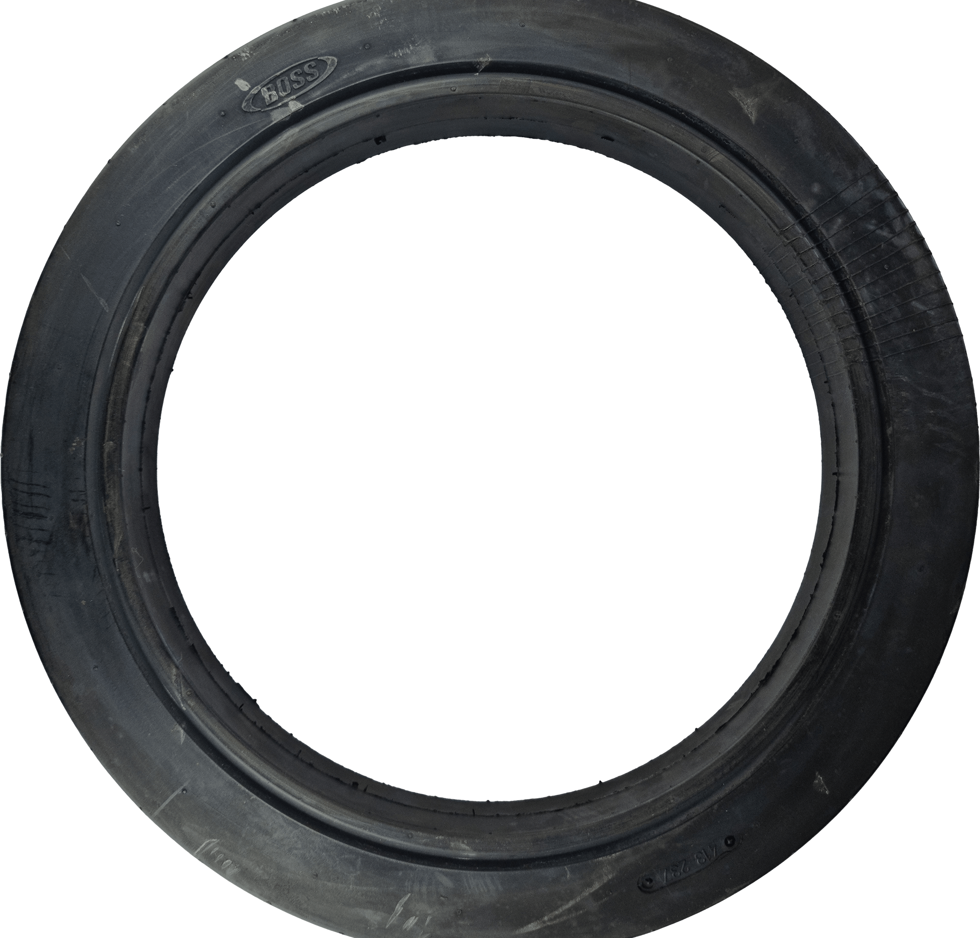 TX 14" Press Wheel Tyre (1") - Hollow