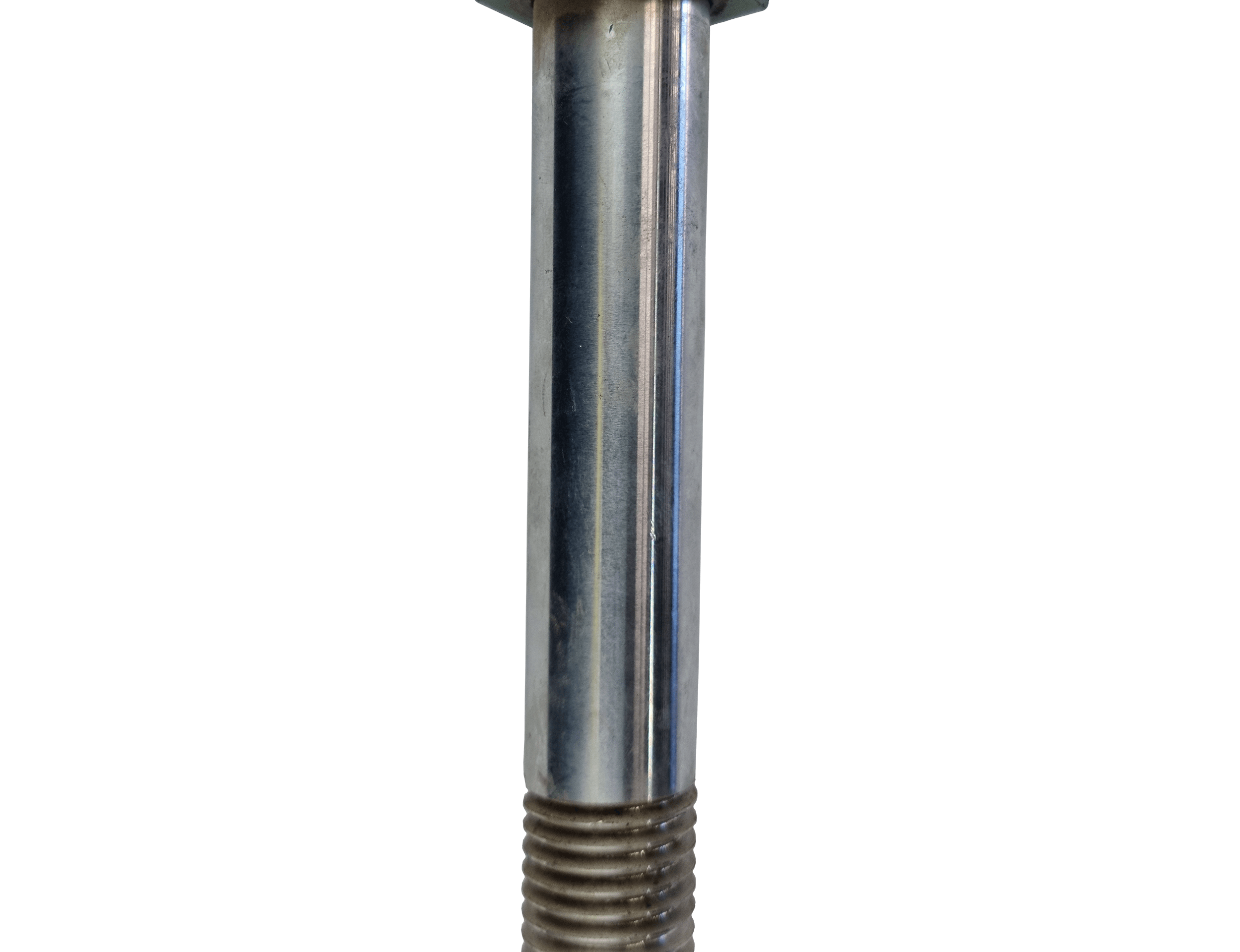 F500 Pivot Pin (1" x 179mm) - Chrome Hex - Head