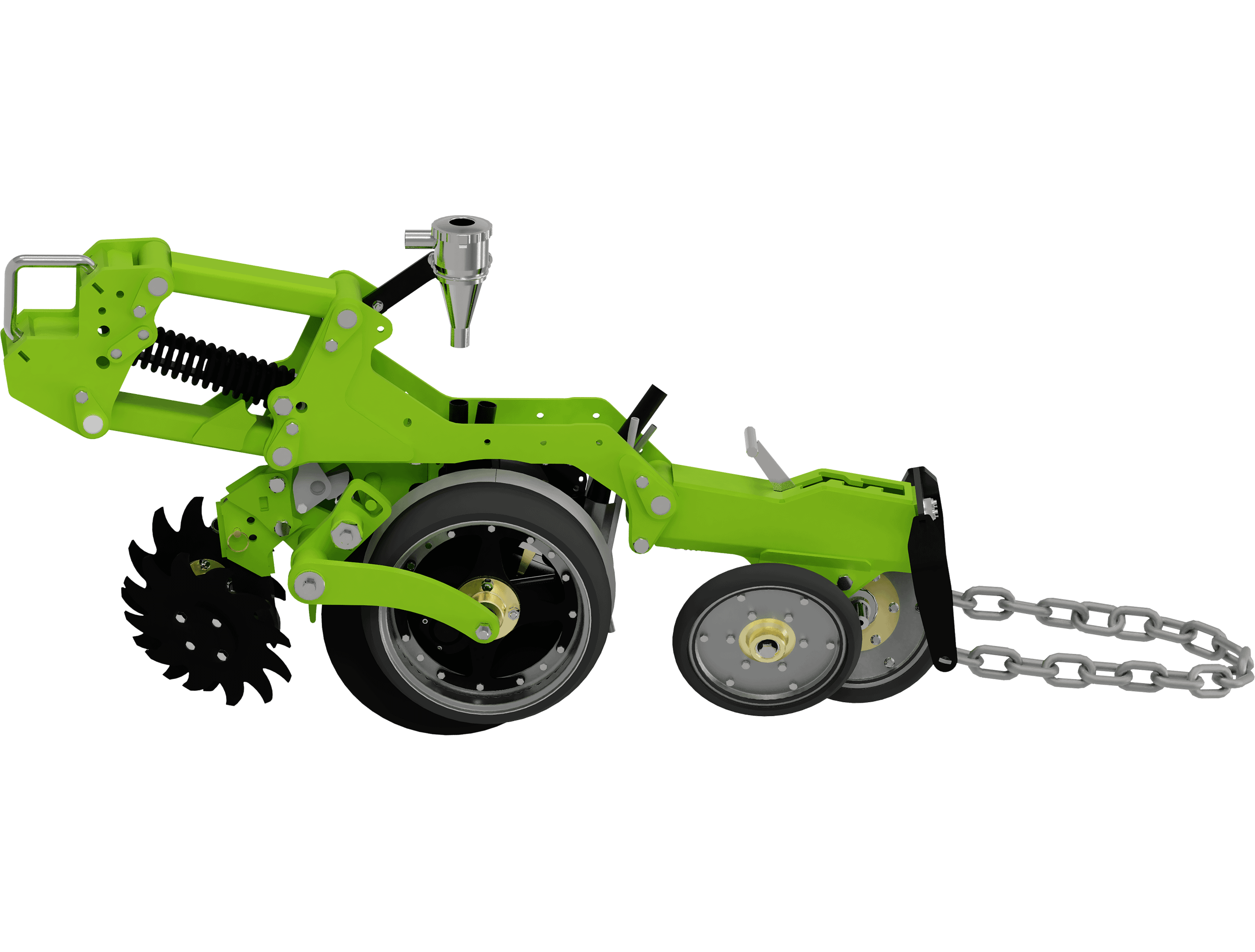 DX50 Row Unit Assembly with Box and Metering Unit