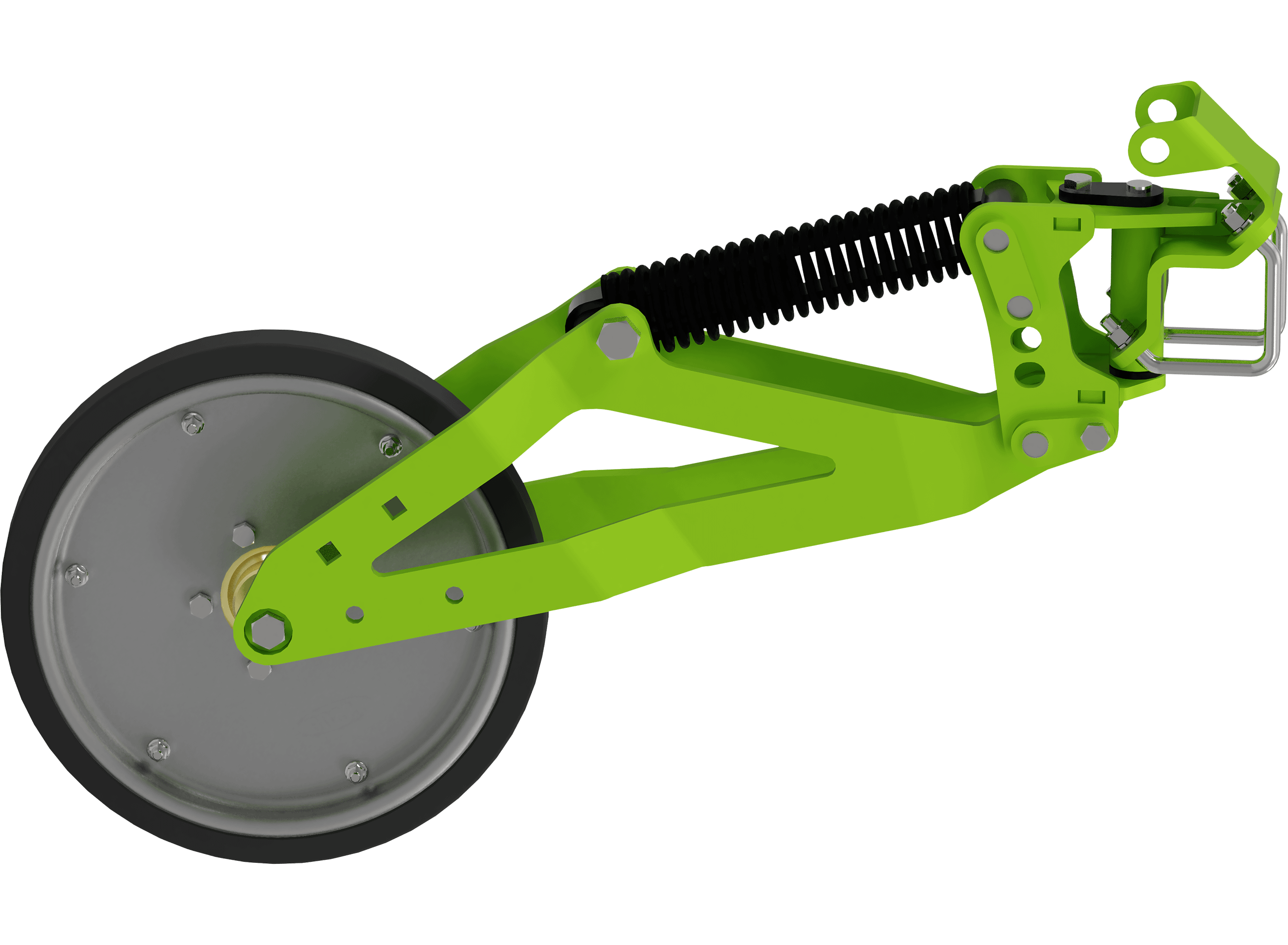 TP20 Trailing Press Wheel to Suit 75x75 RHS Bars - RH