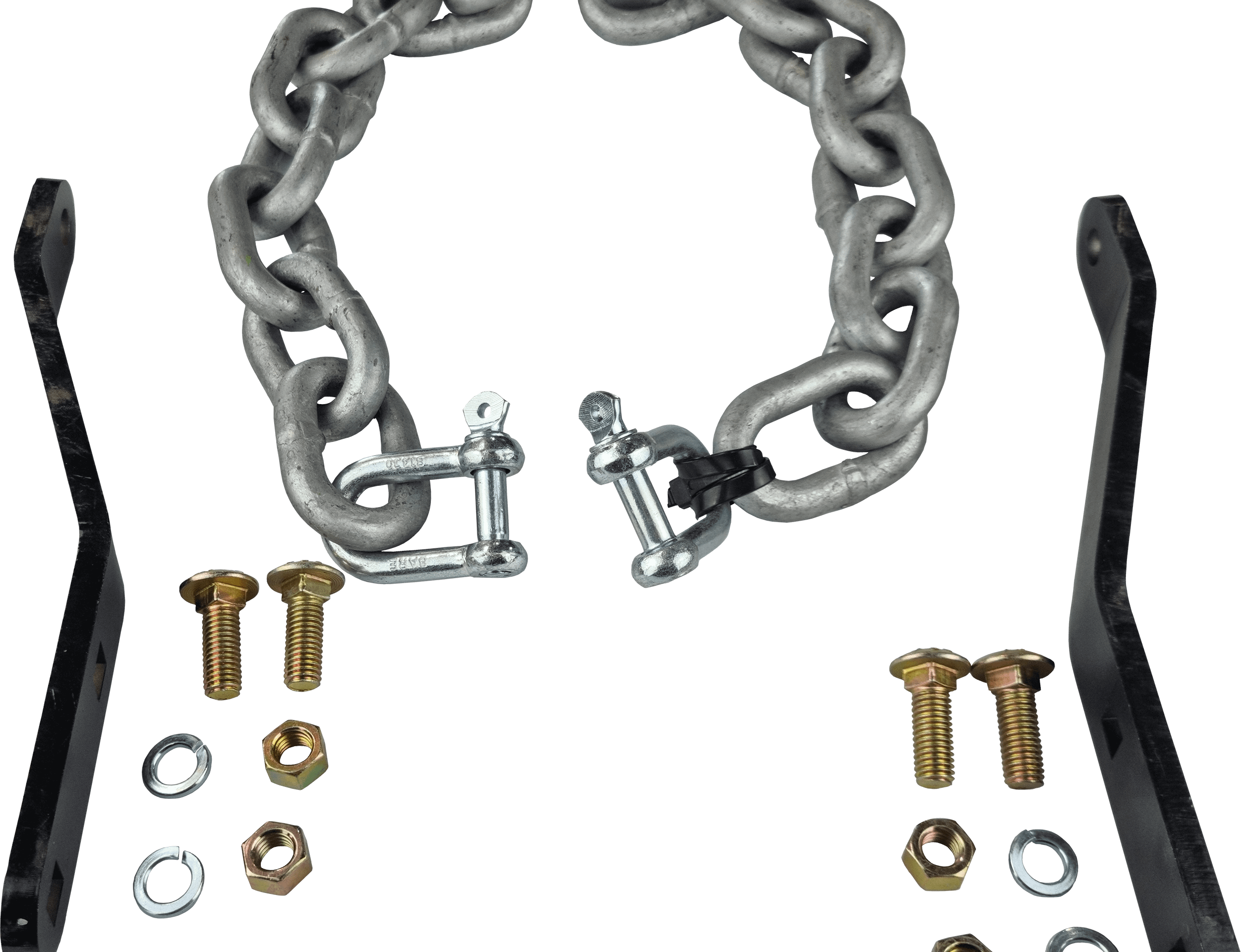 Trailing Press Wheel Chain Harrow Assembly
